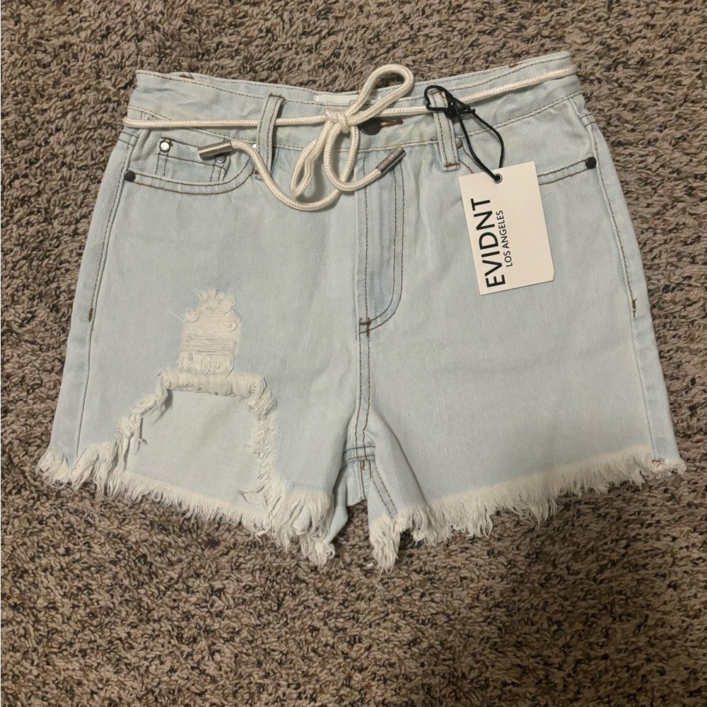 NWT Anthropologie EVIDNT Denim Shorts